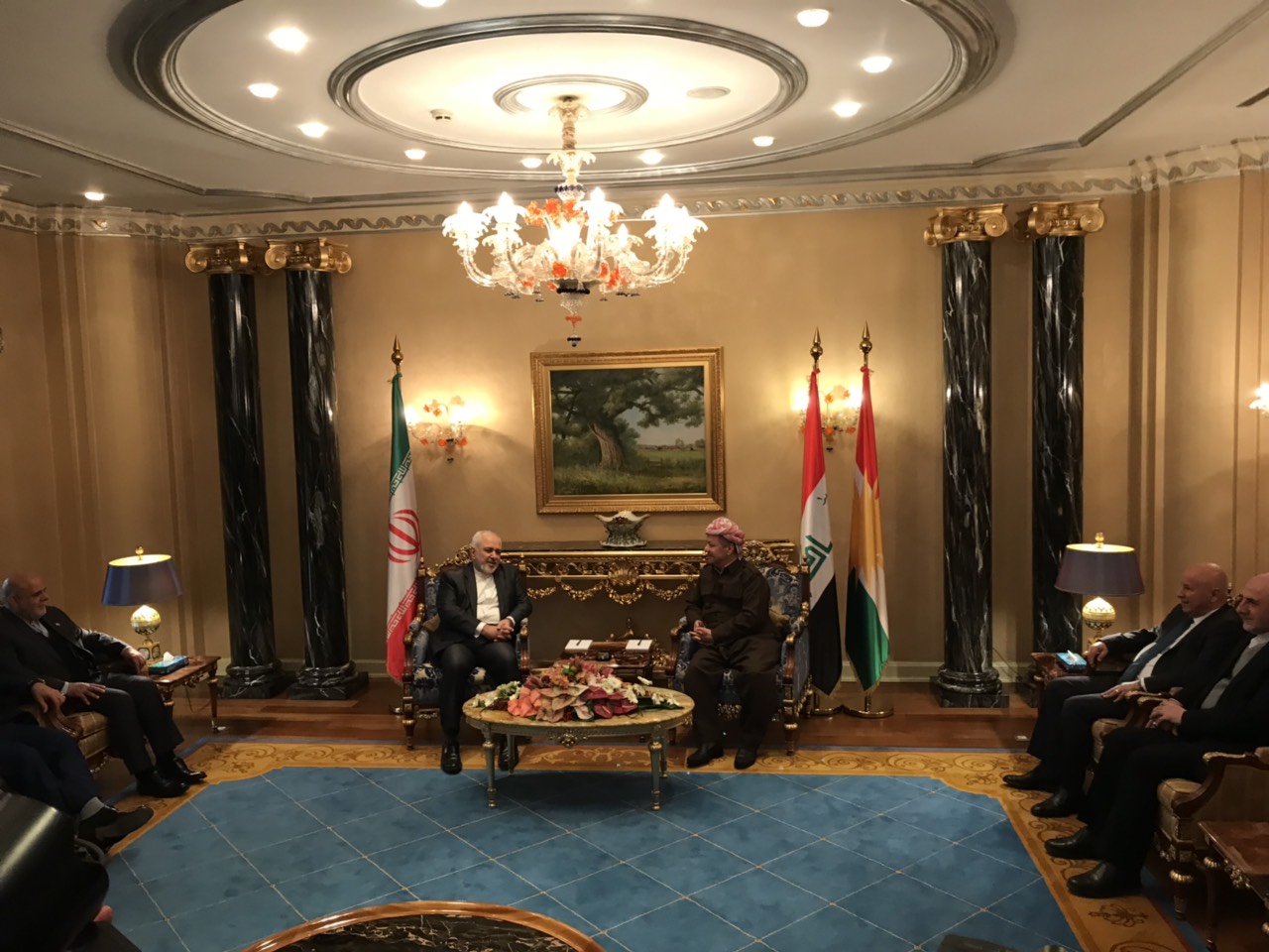 زه‌ریف: پێگە و سەقامگیریی هەرێمی كوردستان بۆ ئێران جێگەی بایەخ و گرنگییە